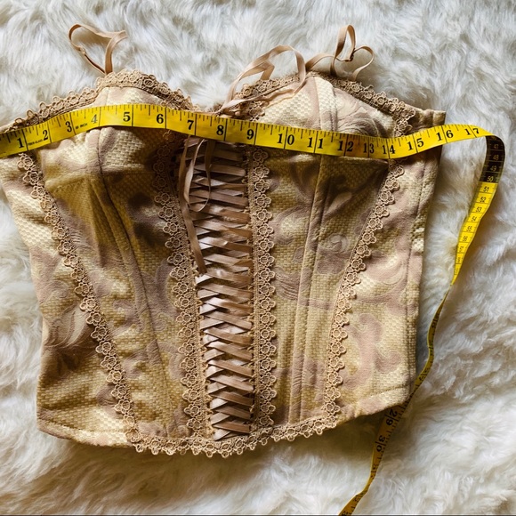 Doki Geki Bustier Damask Corset Top Large - Picture 4 of 5
